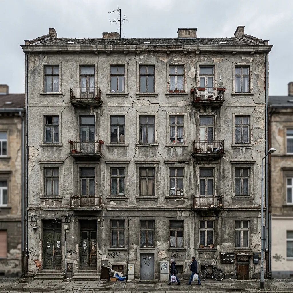 Antes - Fachada deteriorada proyecto 1